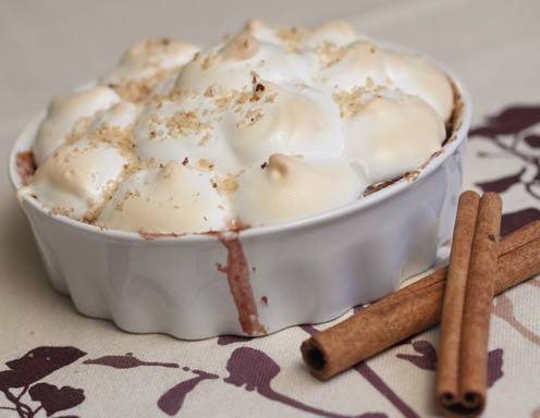 Zimtschneckenschmarren mit Zwetschkenröster