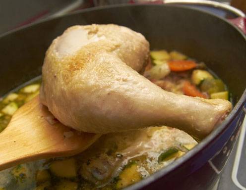 Wärmende Hühnersuppe