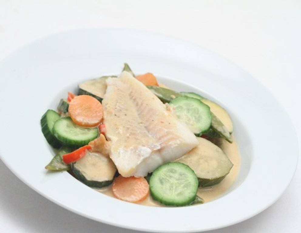 Grünes Curry mit Kabeljau Grünes Curry mit Kabeljau