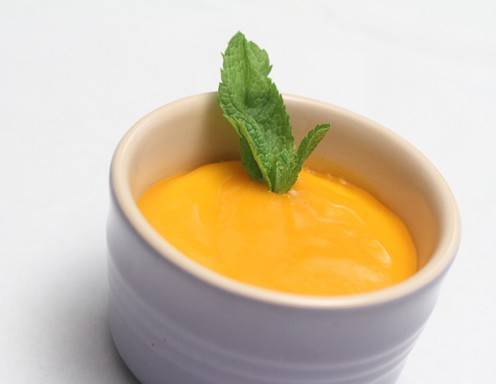 Mango-Topfen-Törtchen aus dem Dampfgarer