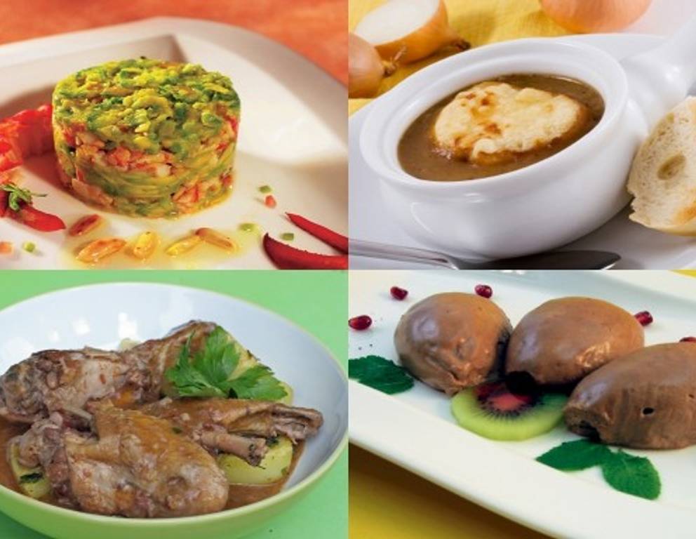 Französisches Menü Französisches Menü