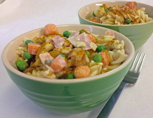 Curry Nudelsalat