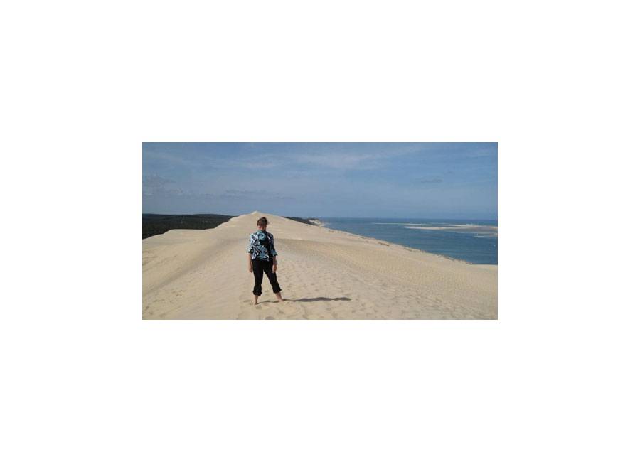<p>La Dune de Pyla, die h&ouml;chste D&uuml;ne Europas</p>