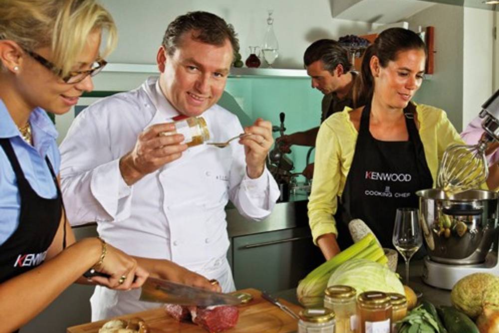 Kenwood Kochakademie mit Starkoch Toni Mörwald Kenwood Kochakademie mit Starkoch Toni Mörwald