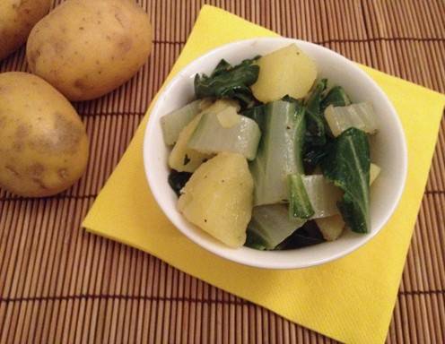 Mangold mit Kartoffeln Rezept - ichkoche.de