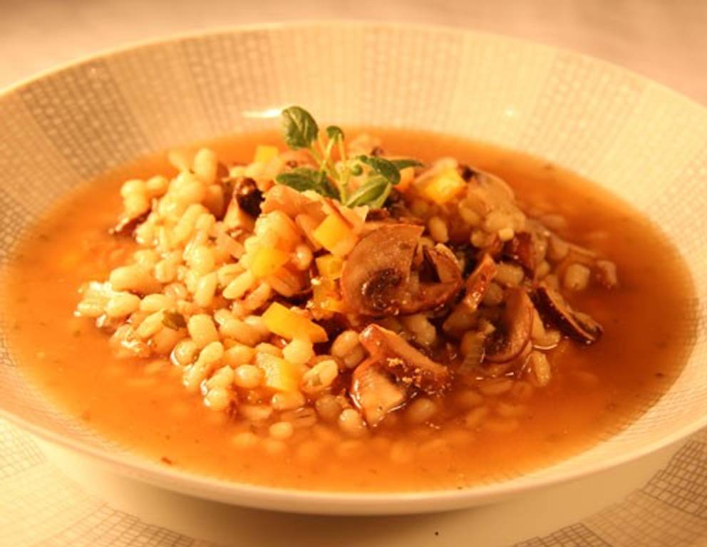 Rollgersteneintopf aus dem Dampfgarer Rollgersteneintopf aus dem Dampfgarer