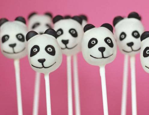 Pandabären Cake Pops Rezept