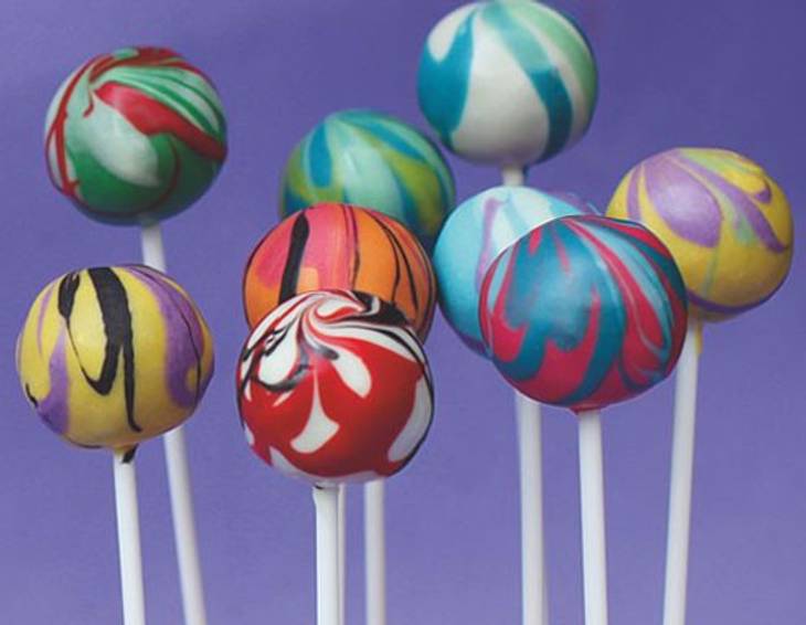 Bunter Murmelspaß - Cake Pops