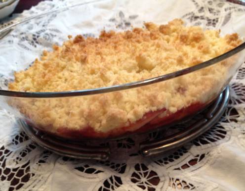 Erdbeer-Kokos-Crumble Rezept