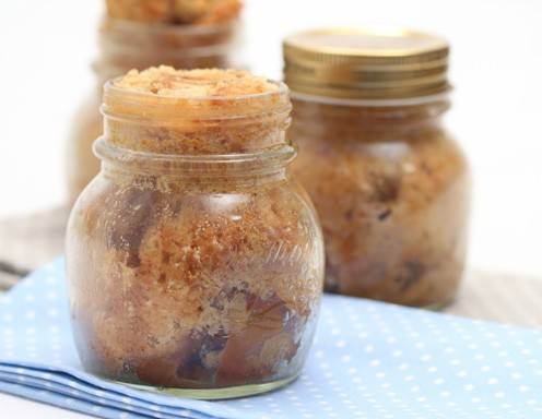 Apfelkuchen im Glas Rezept