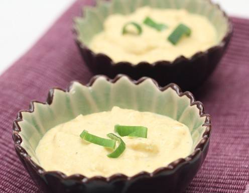 Eiaufstrich mit Curry und Jungzwiebeln Rezept
