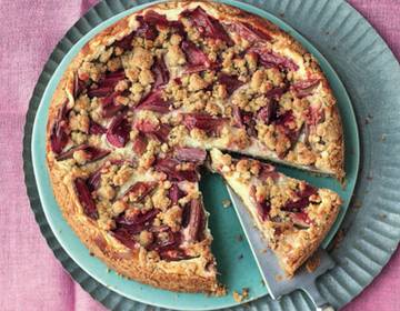 Rhabarber-Topfenkuchen Rhabarber-Topfenkuchen