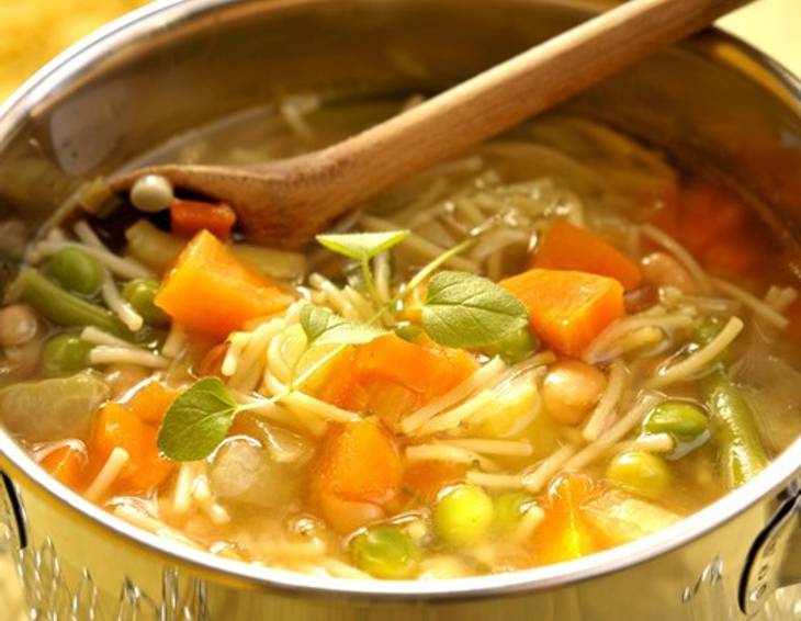 Minestrone aus dem Dampfgarer Minestrone aus dem Dampfgarer