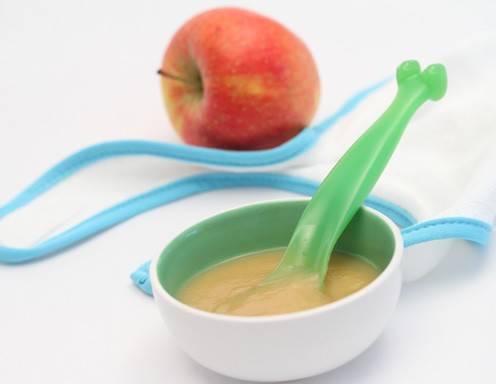 Babynahrung selbstgemacht - Apfelmus Rezept