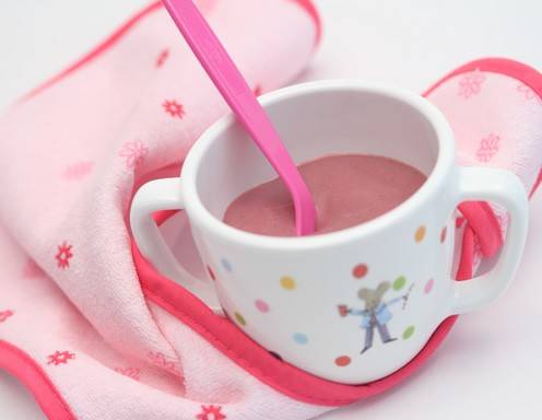 Babynahrung selbstgemacht - Heidelbeer-Apfel-Brei