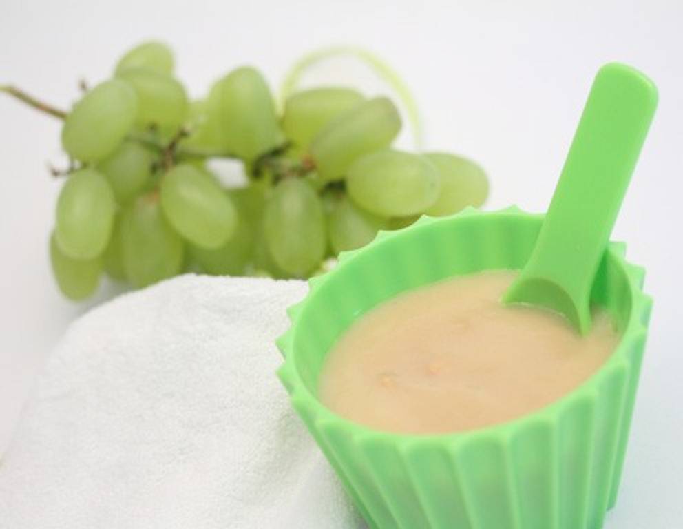 Babynahrung selbstgemacht - Apfel-Trauben-Hirse-Brei Rezept