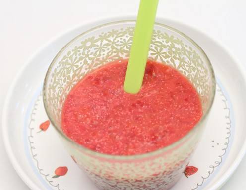 Babynahrung selbstgemacht - Beeren-Grieß-Brei Rezept