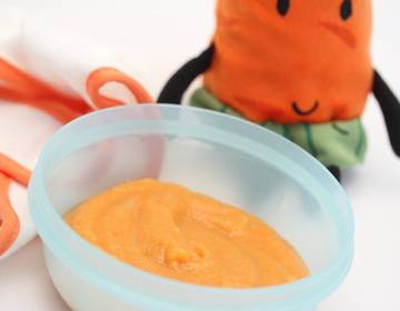 Babynahrung: Karotten-Erdäpfel-Hühnchen-Brei