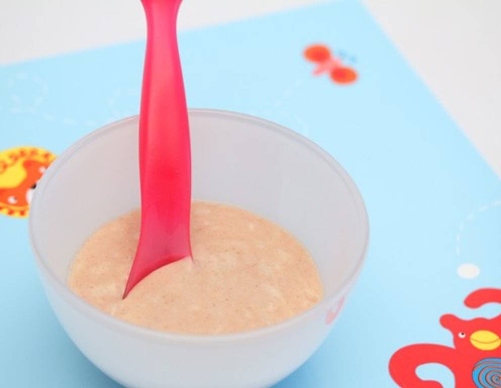 Babynahrung selbstgemacht - Milchreis mit Zwetschken Rezept