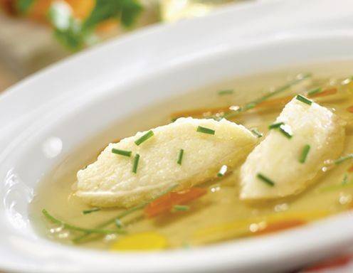Topfennockerlsuppe Rezept