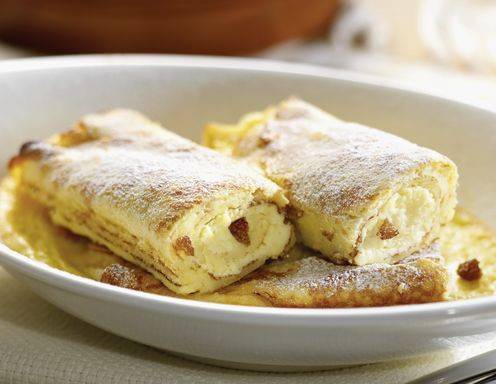 Überbackene Topfenpalatschinken Rezept - ichkoche.at Überbackene Topfenpalatschinken Rezept - ichkoche.at