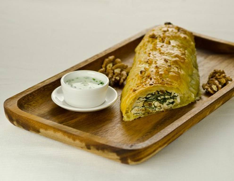 Bärlauchstrudel mit Ricotta Bärlauchstrudel mit Ricotta