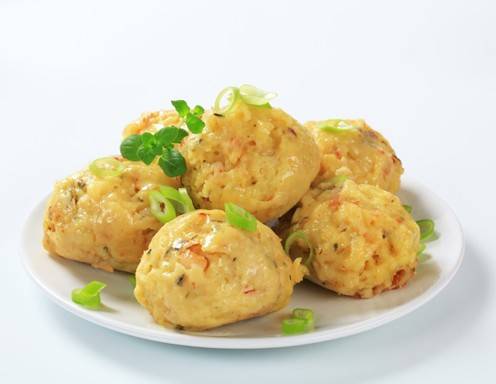 Rezept für Lachsknödel aus dem Dampfgarer