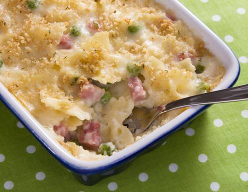 Schinkenfleckerlauflauf Rezept