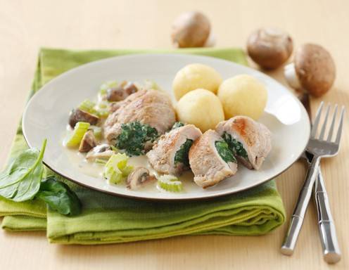 Fleischtascherln mit Spinatkäsefülle Rezept