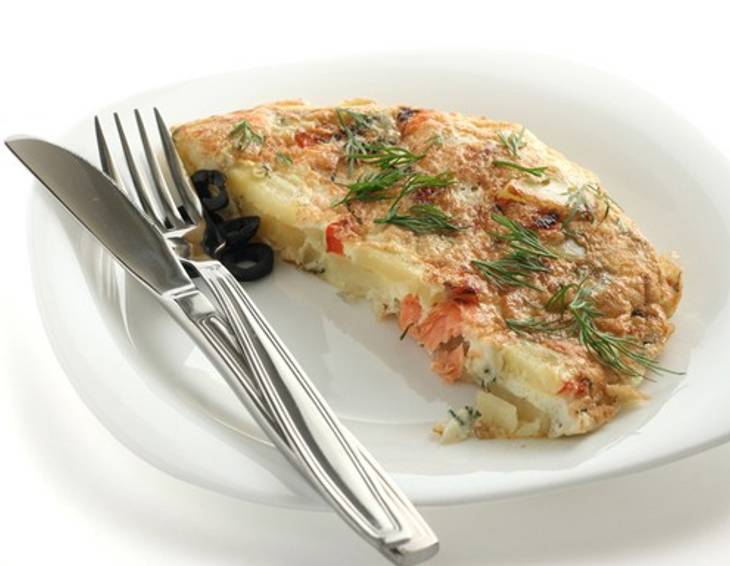 Kartoffelomelett mit Käse Kartoffelomelett mit Käse