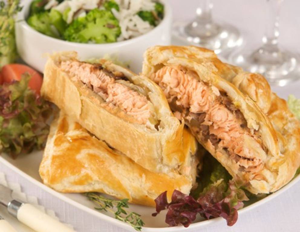 Lachsstrudel Lachsstrudel