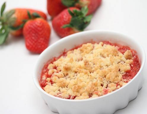 Erdbeercrumble Rezept