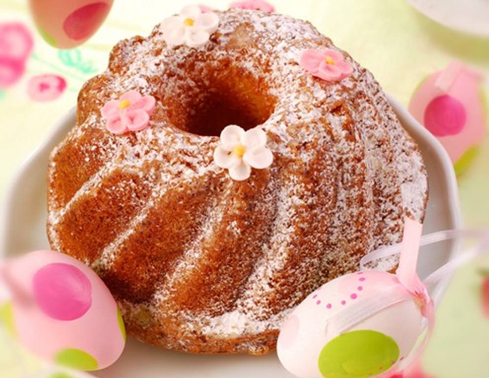 Ostergugelhupf mit Eierlikör Ostergugelhupf mit Eierlikör