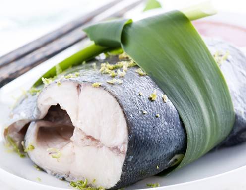 Rezept für Pochierte Bärlauch-Bachforelle