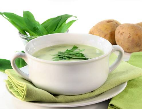 Bärlauchcremesuppe aus dem Dampfgarer Rezept - ichkoche.at