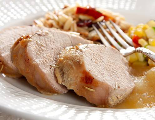 Rezept für Schweinsfilets in Zitronensauce