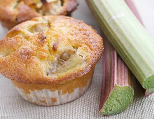 Rhabarber Muffins Rezept