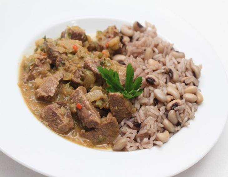 Jamaikanisches Lammcurry in Rumsauce Jamaikanisches Lammcurry in Rumsauce
