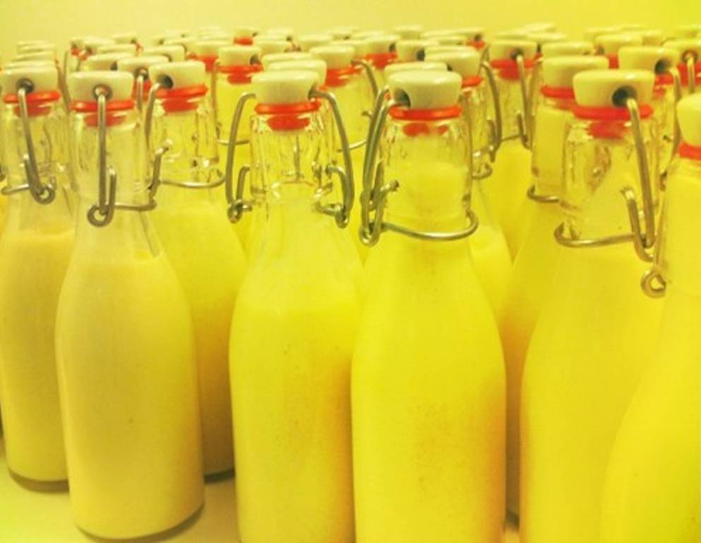 Orangen-Vanille-Eierlikör Orangen-Vanille-Eierlikör