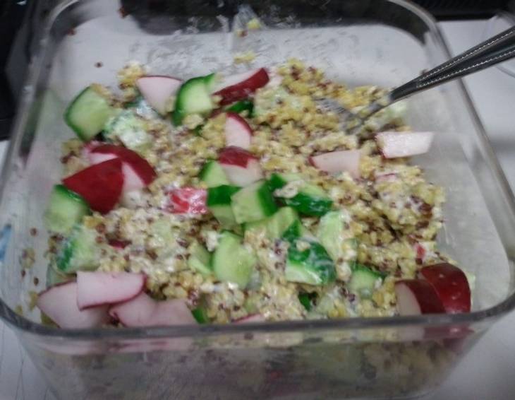 "Ameisensalat" mit Bulgur & Quinoa "Ameisensalat" mit Bulgur & Quinoa