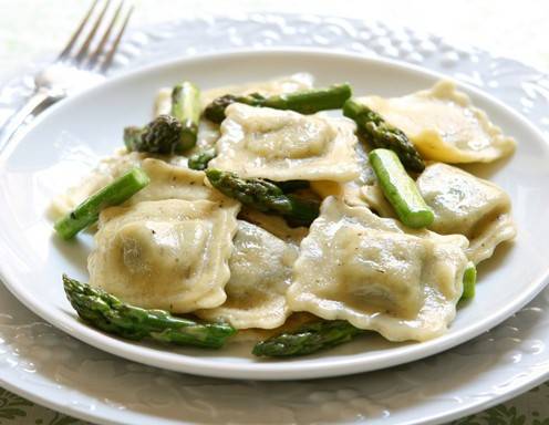 Spargelravioli