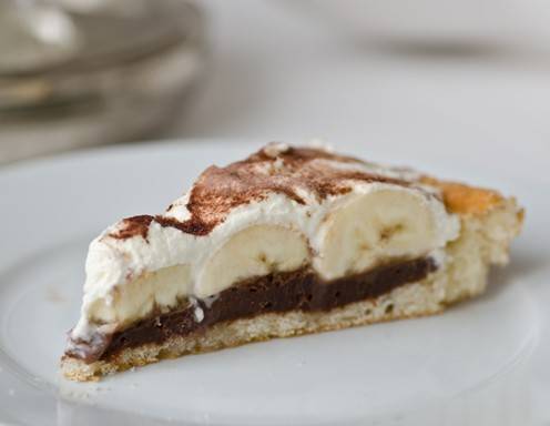 Rezept für Muttertagstorte mit Schokolade und Bananen