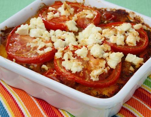 Überbackene Polentaschnitten Rezept