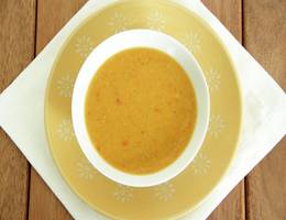 Rote Linsensuppe aus dem Dampfgarer Rote Linsensuppe aus dem Dampfgarer