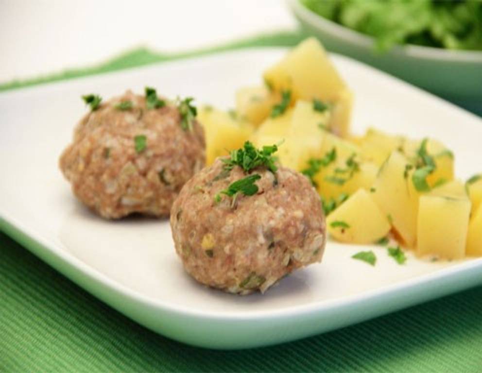 Faschierte Laibchen aus dem Dampfgarer Faschierte Laibchen aus dem Dampfgarer