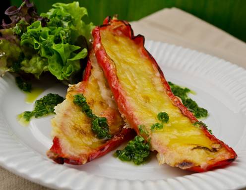 Rezept für gefüllte Pfefferoni "Mexiko"