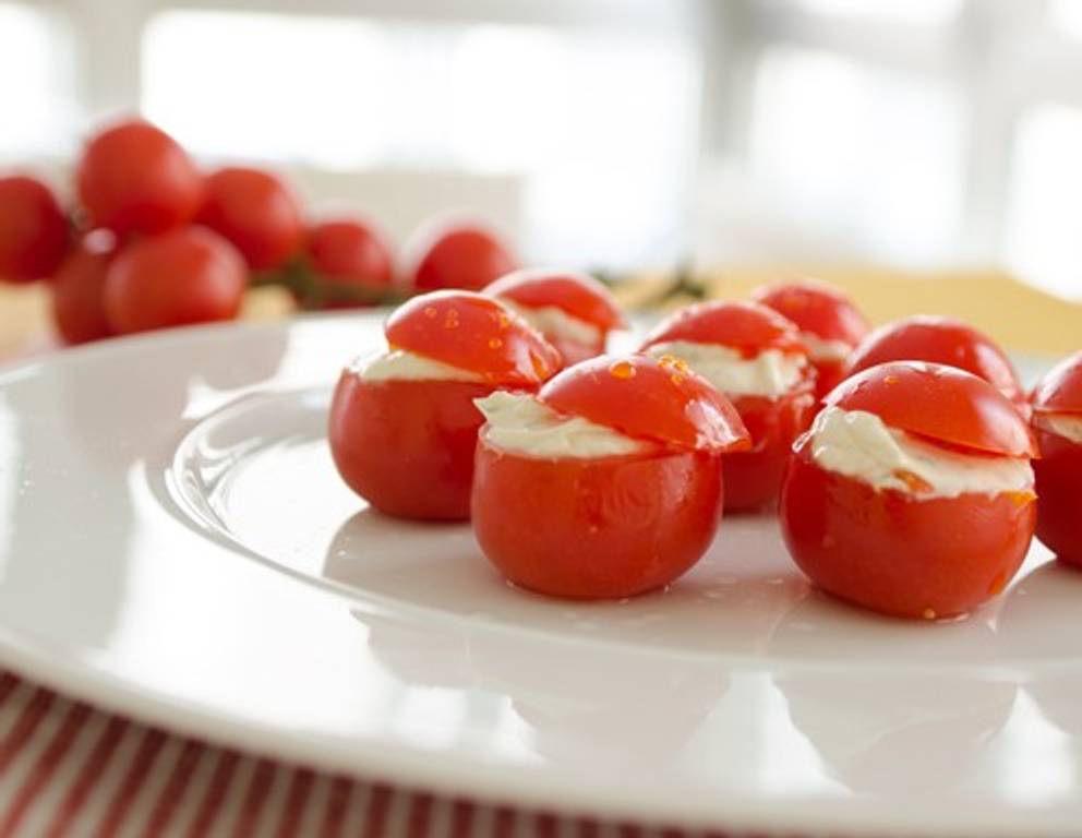 Gefüllte Cherrytomaten Gefüllte Cherrytomaten