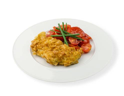 Rezept für Scholle mit Cornflakes-Panade