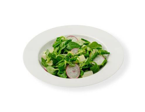 Rezept für Vogerlsalat mit Spargel