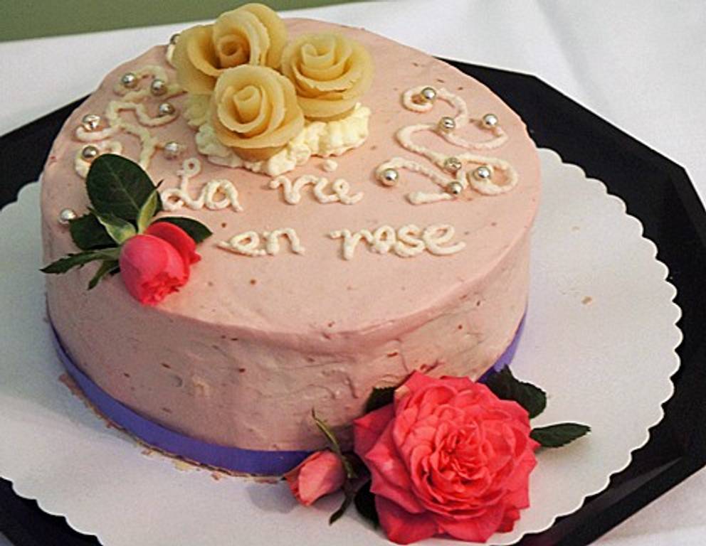 Rezept für "La vie en rose"-Torte